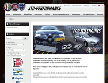 Tablet Screenshot of jtd-performance.com